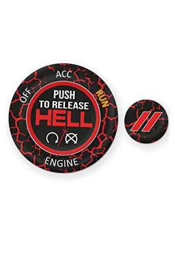 Push Start Button Cover for Dodge Challenger Charger Durango Ruby Red