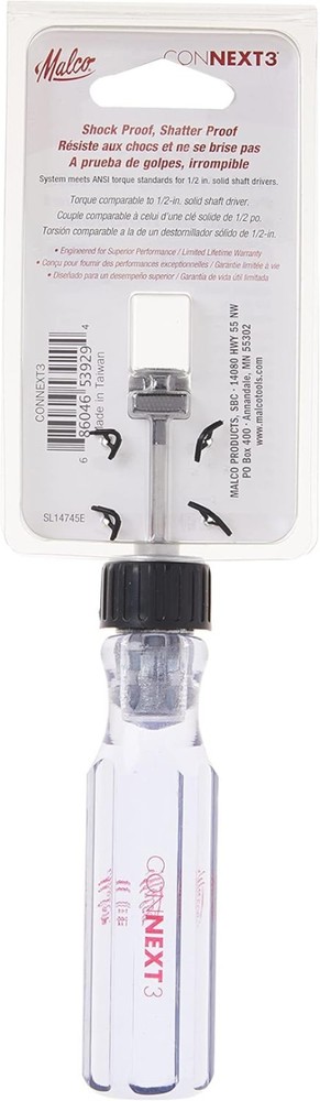 Lightweight 4-1/8 Inch Quick Connector Handle - Reliable Hand Tool Performance