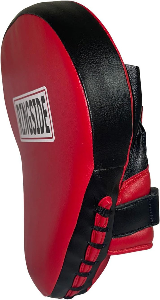 Curved Boxing MMA Punch Mitts (Pair) Red, 10.5"
