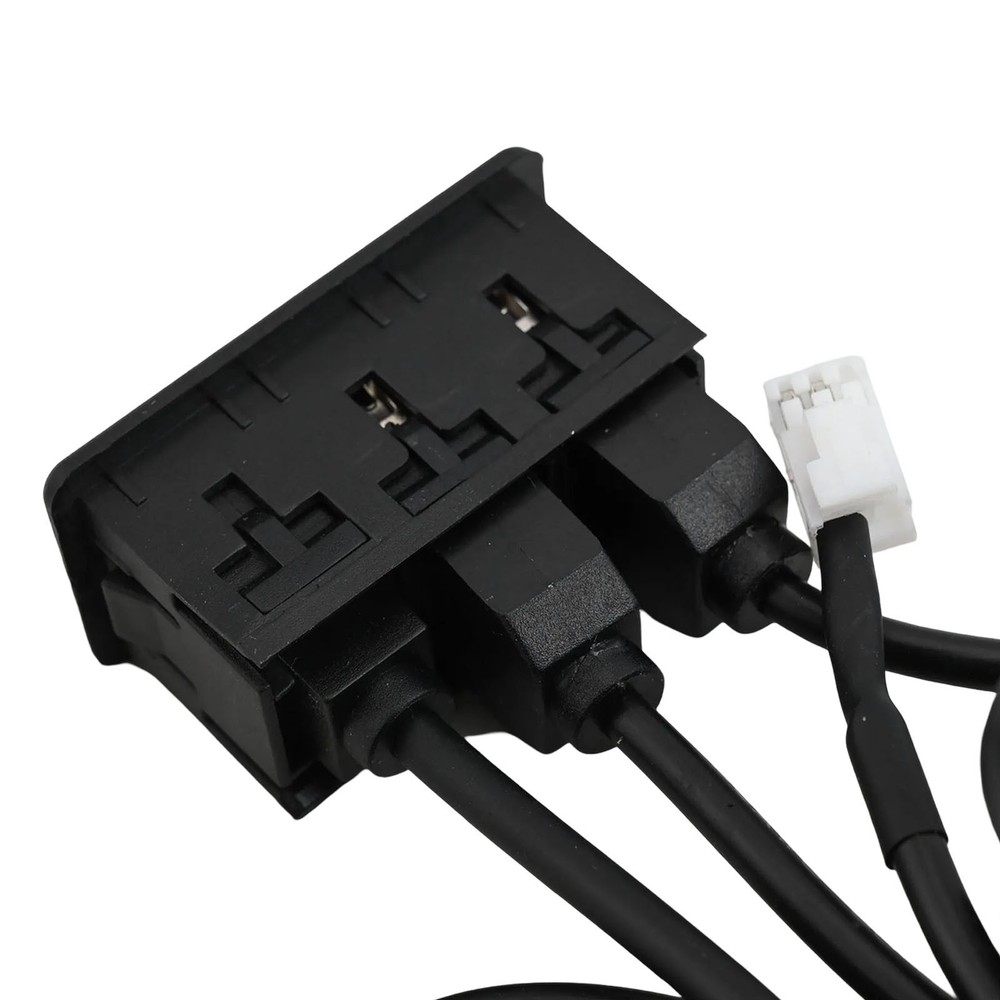 Premium Car for DASH Mount USB+TYPEC Port Panel Interface with 145cm Cable