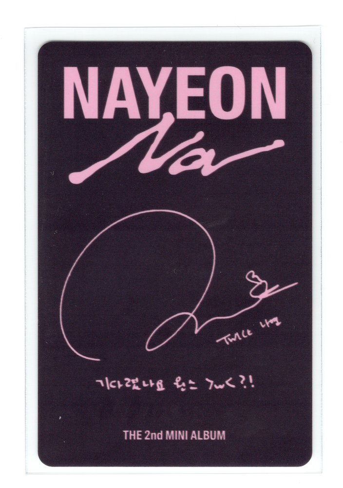 Twice Nayeon Photocard | NA NEMO Special Version (B)