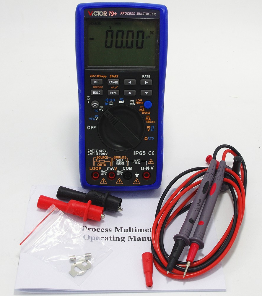 VC79+ Multifunctional digital multimeter Process meter signal source calibrator