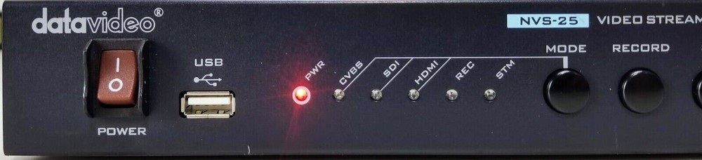 Datavideo NVS-25 H.264 Video Streaming Server | Open Box