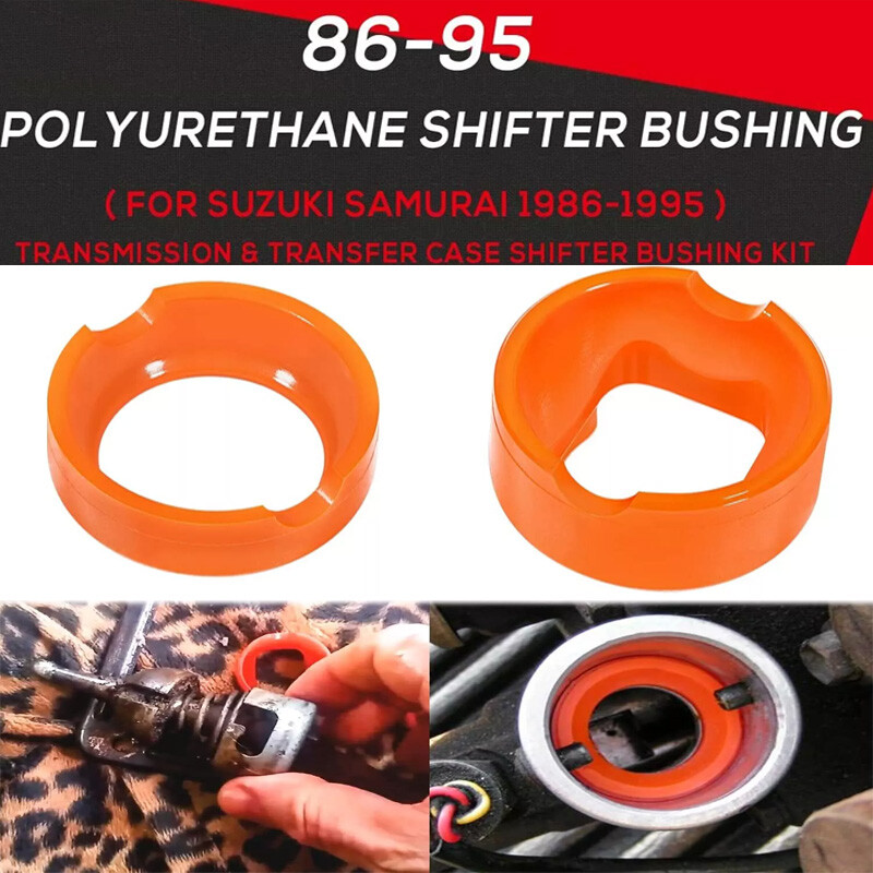 For Suzuki Samurai Polyurethane Shifter Bushing Kit Transmission Transfer Case