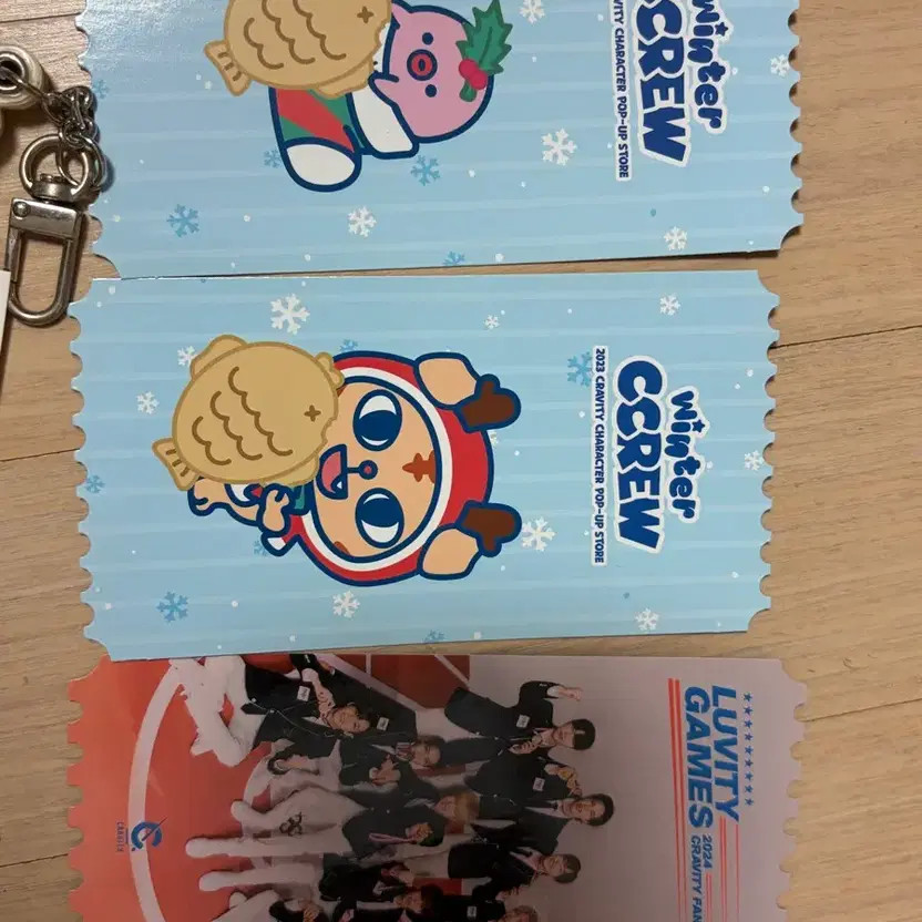 Cravity Kkru Rangmo DaKongi Ticket & Keyring Set