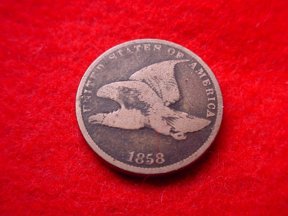 1858 FLYING EAGLE CENT GREAT CENT!!   #160