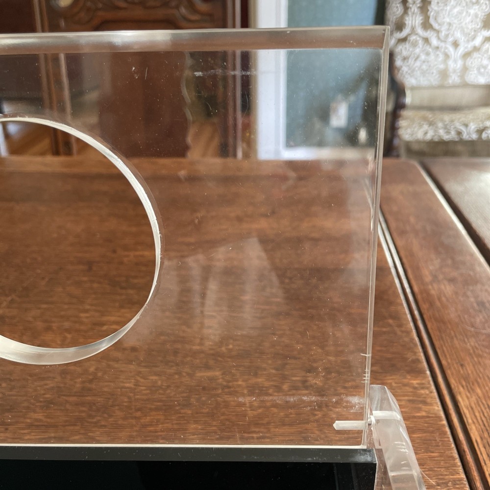 Vintage MCM Lucite Tissue Box