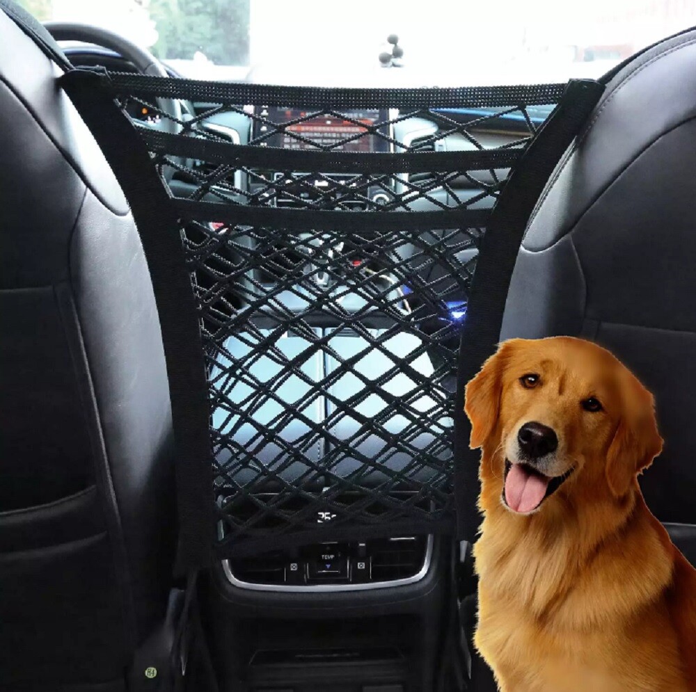 3-Layer Universal Car Trunk Mesh Organizer Cargo Elastic Car Seat Mesh organizer