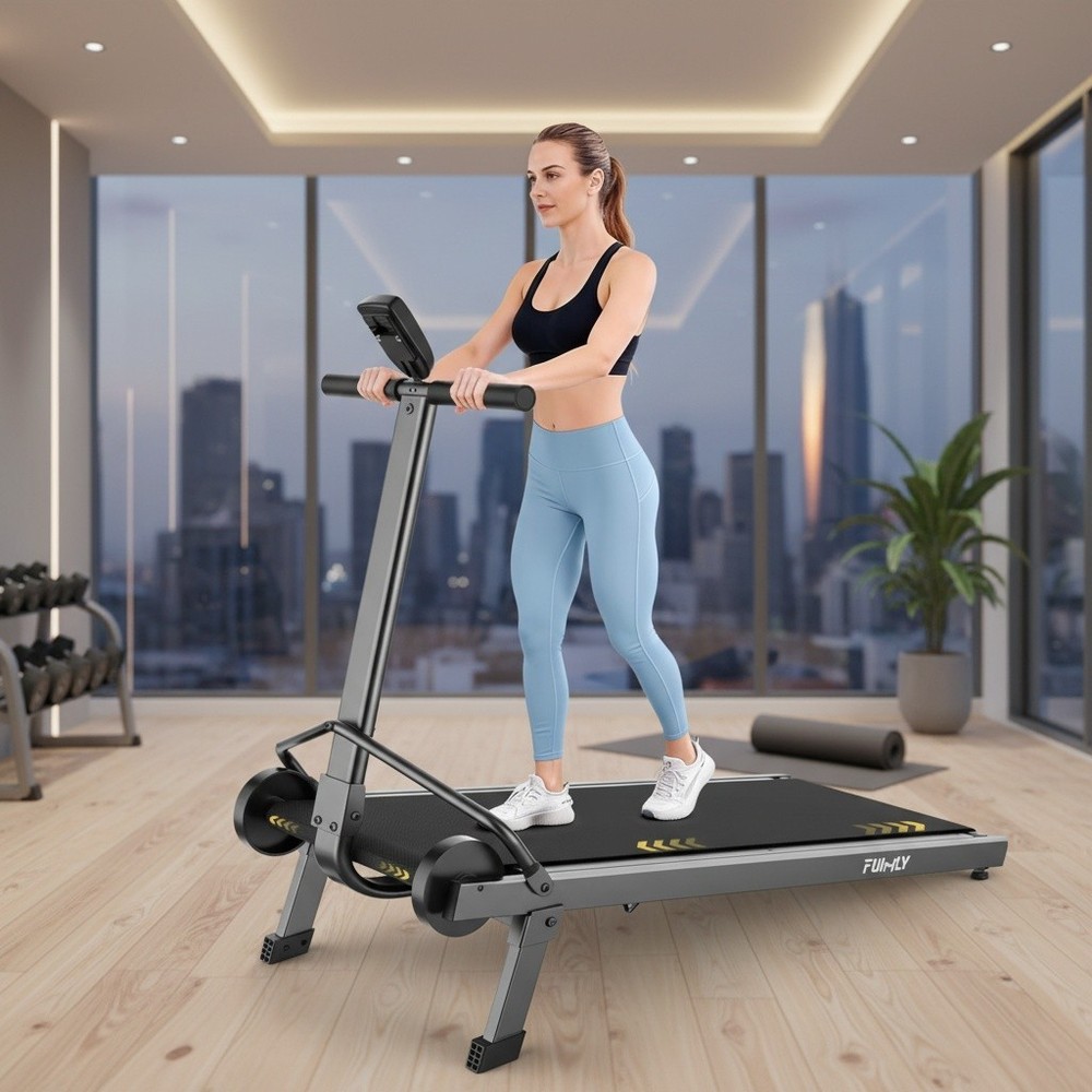 Foadble Design Treadmill Machine, Indoor/Outdoor Freedom Excercise Treadmill Pad