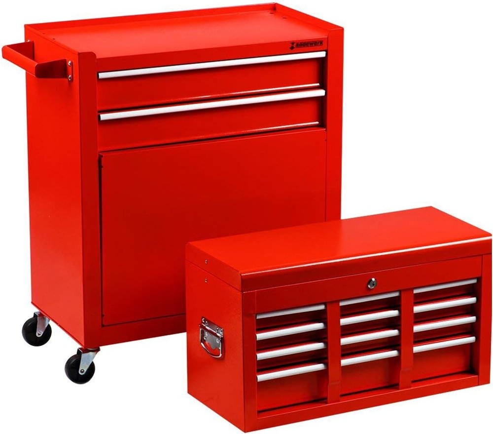 Tool Box, Portable and Storage System Tool Chest Cabinet Sliding Drawers Rolling