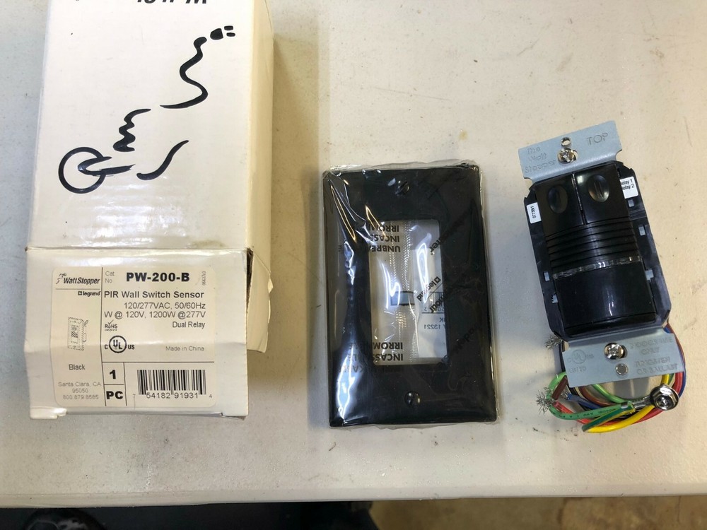 Watt Stopper PIR Wall Switch Sensor  PW-200-B