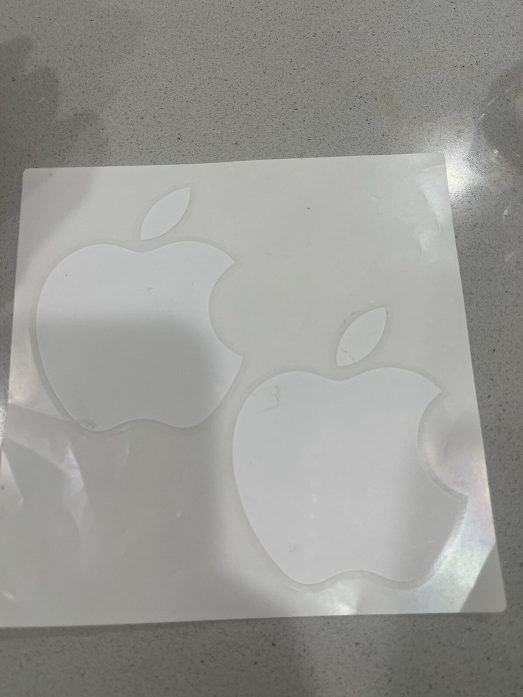Apple Sticker White