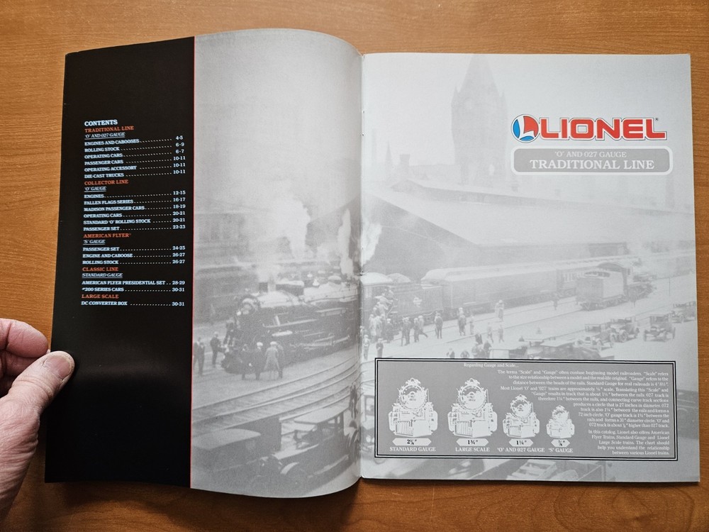 Lionel Trains 1992 Book One Catalog