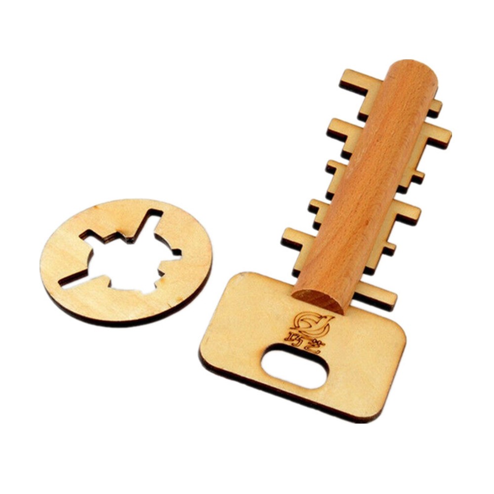 Educational Creative Kids Toy Intelligence Development Games Puzzle Unlock Key A