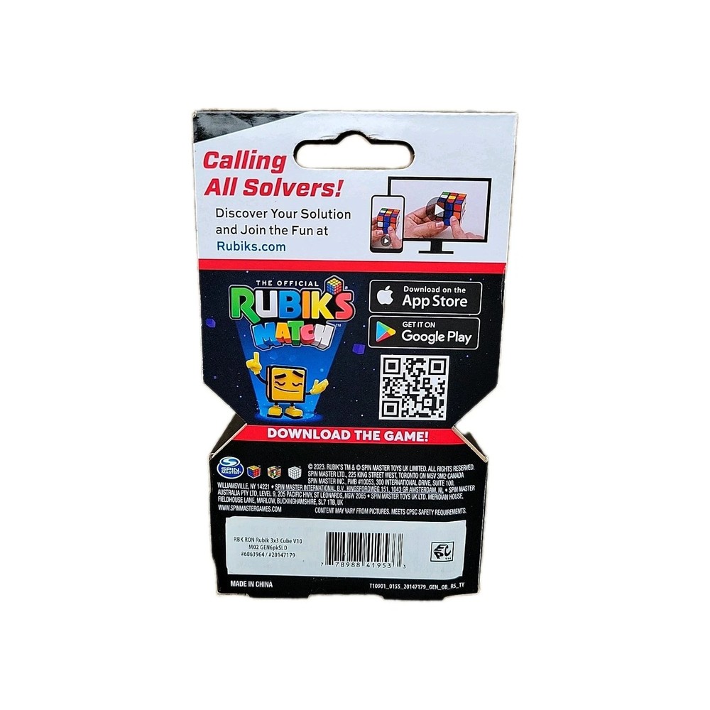 Rubik’s Cube Original 3x3 Puzzle Brain Teaser Speed Cube