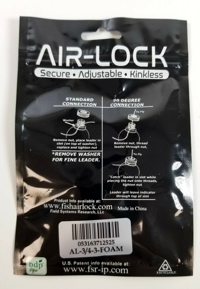Air-Lock Biodegradable Strike Indicators - 3/4 inch, 3-Pack - New