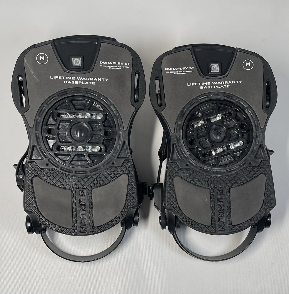 Union Force Snowboard Bindings Classic Black Size M With Discs