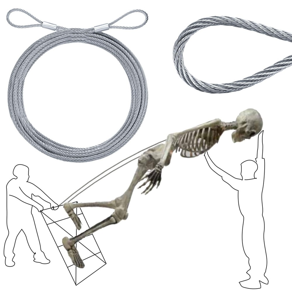 MorningRo 12 ft Skeleton Replacement Accessories - Coated Silver
