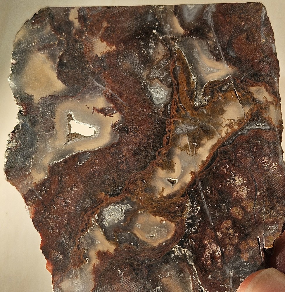 Moss Agate Oregon Lapidary Slab 73 Grams