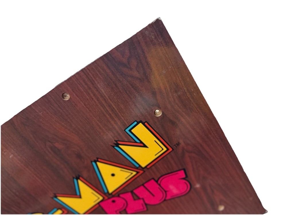 Arcade1up - Pacman Plus Wood Riser Panel rR Only