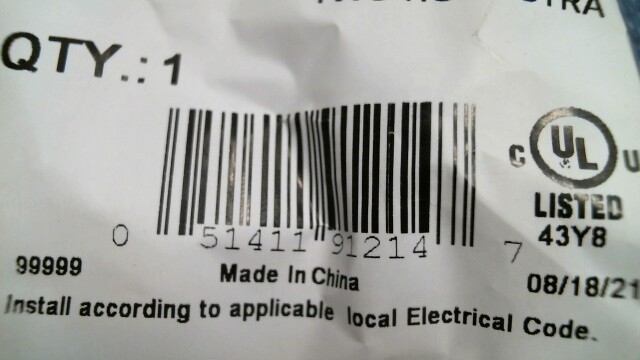 Halex 1-1/4" Two Hole Strap (91214) FS