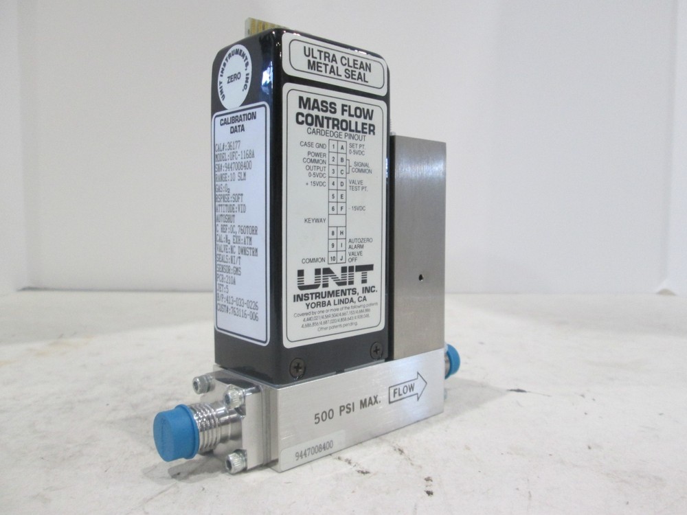 Unit, UFC-1168A, Range 10 SLM, Gas O2, Used