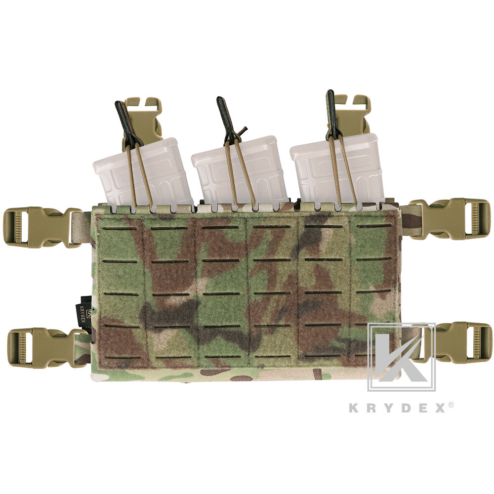 KRYDEX MK5 Tactical Placard Front Panel & Removable Buckle Laser Cut MOLLE