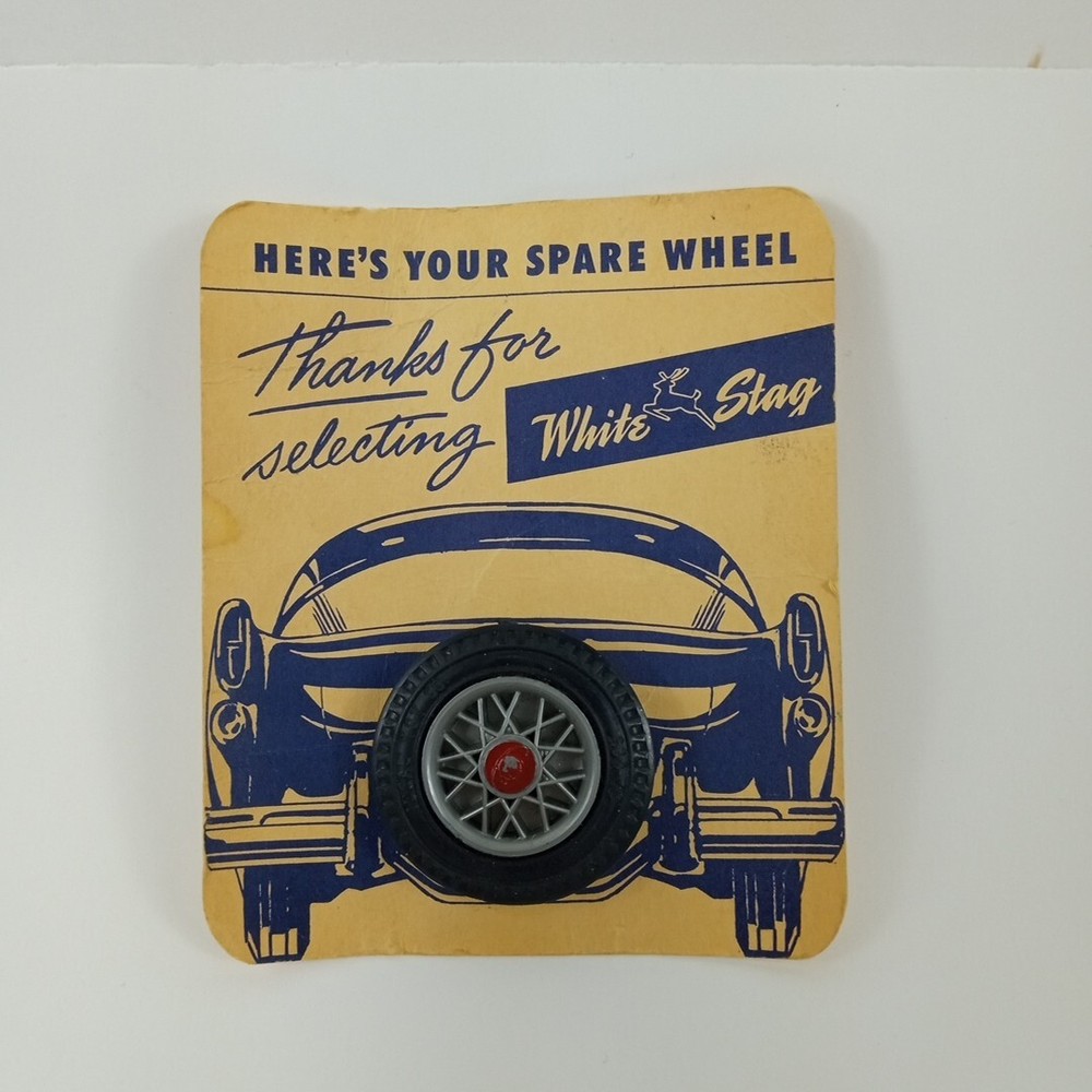 White Stage Spare Wheel Button