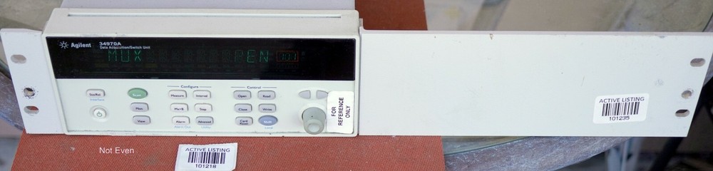 2-HP Agilent 34970A Data Acquisition / Switch Unit / NO Modules