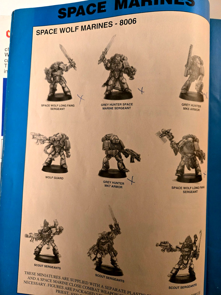 GW Warhammer 40 1994-95 Blue Miniatures Catalog
