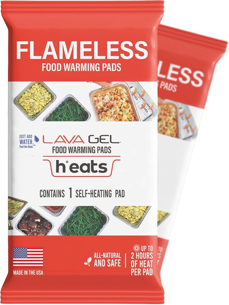 Disposable Half Pan Warmers 2 Pack Flameless