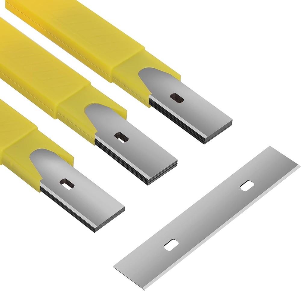 Replacement Scraper Blades, 4 Inch, 30 Pcs, Scraper Blades, Floor Scrappe
