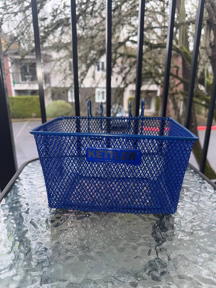 Kettler Bike Basket Accessory, Blue