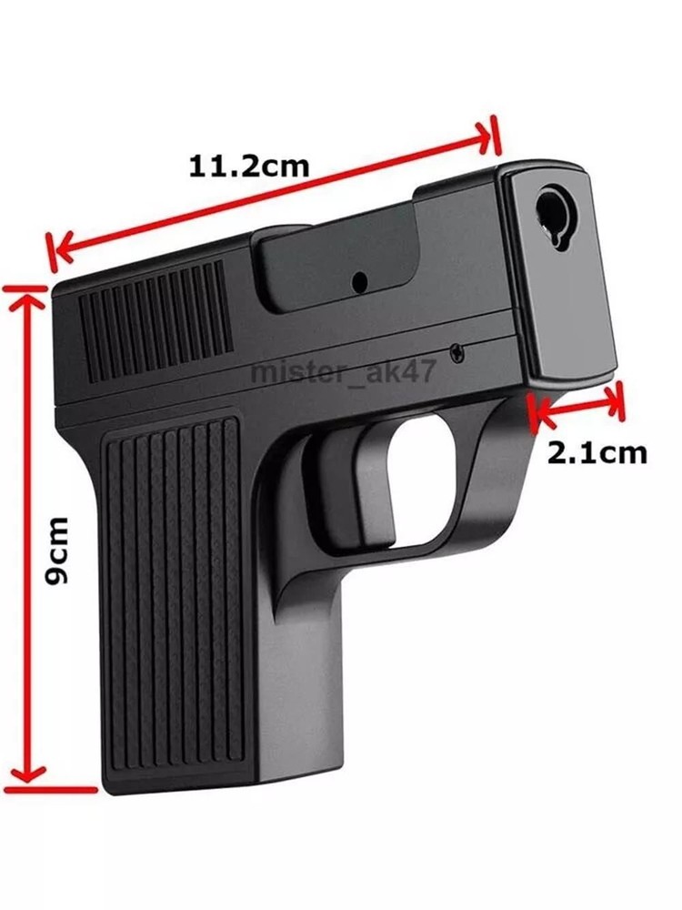 1-5pc Unique Butane Cigarette LIGHTER&CASE Adjustable Jet Torch Flame Pistol Gun