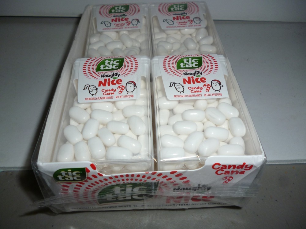 TIC TACS CANDY CANE 12 1 OZ PIECES SEALED NEVER OPENED