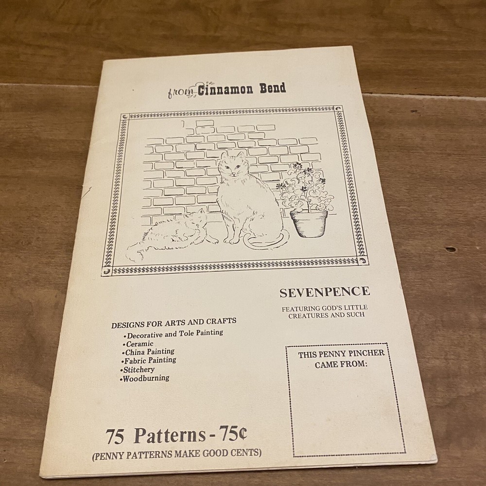 Cinnamon Bend Sevenpence VTG Arts Crafts Patterns