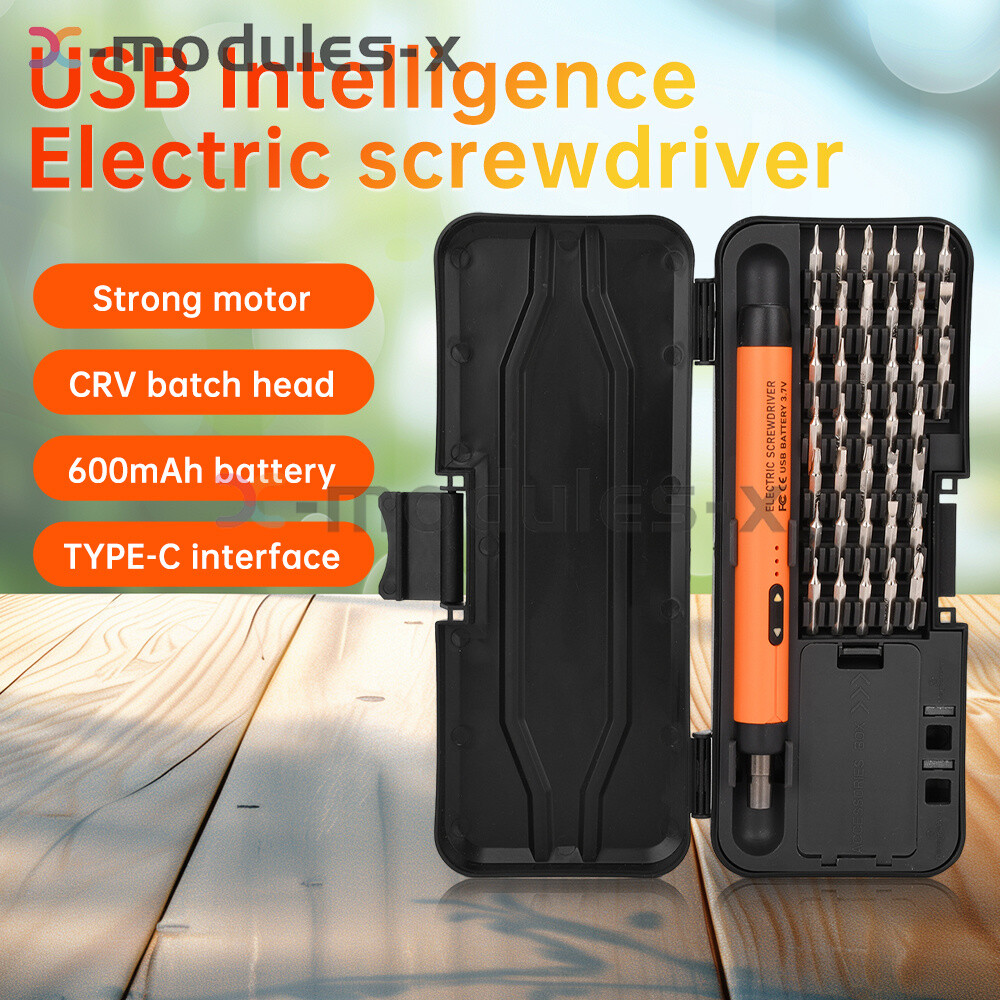 46in1 Mini Precision Electric Screwdriver Set Rechargeable Cordless Screwdriver