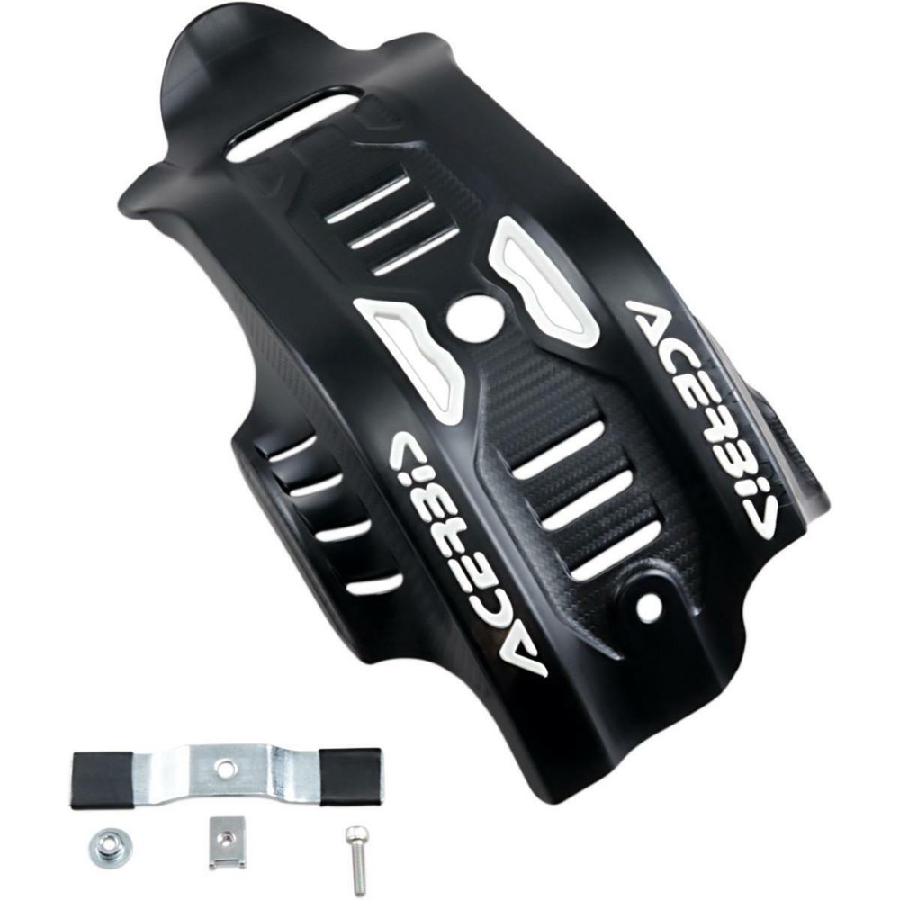 Acerbis - 2736371007 - Skid Plate, Black/White