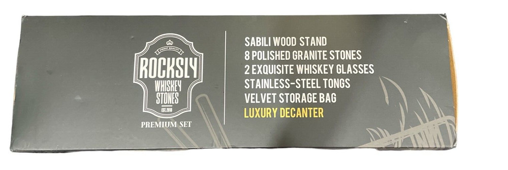 Rocksly whiskey permium stone set