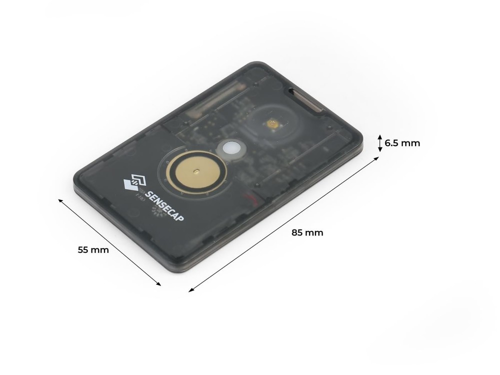Meshtastic SenseCAP Card Tracker T1000-E - GPS Tracker for IoT Connectivity