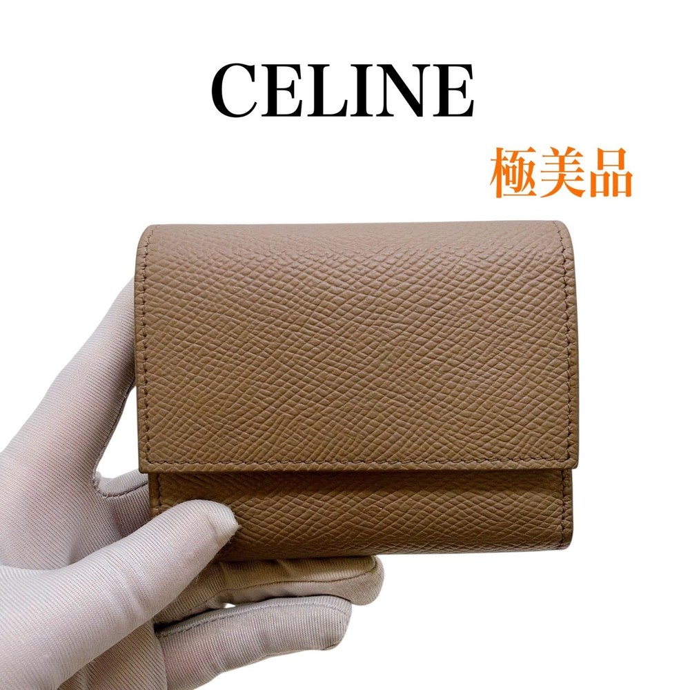 Celine Small Tri Fold Wallet Tri Fold Wallet CELINE  From Japan