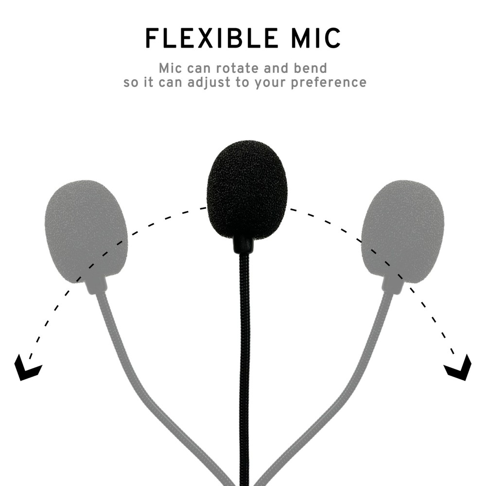 Computer Headset Single Sided w/Microphone Volume Control for Webinar Zoom Skype