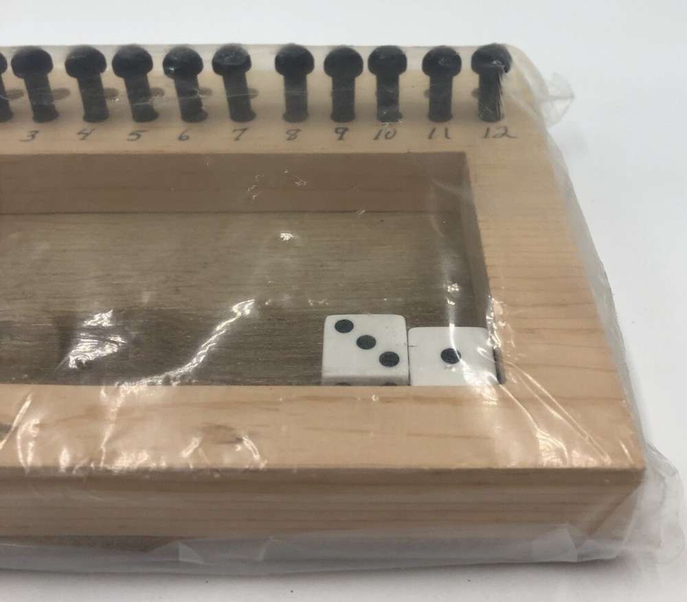 Trick-Track ~ Vintage Handmade Wood Game