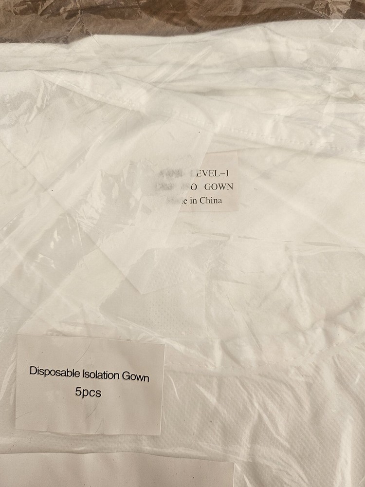 Pack of 5 Disposable Lab Coats