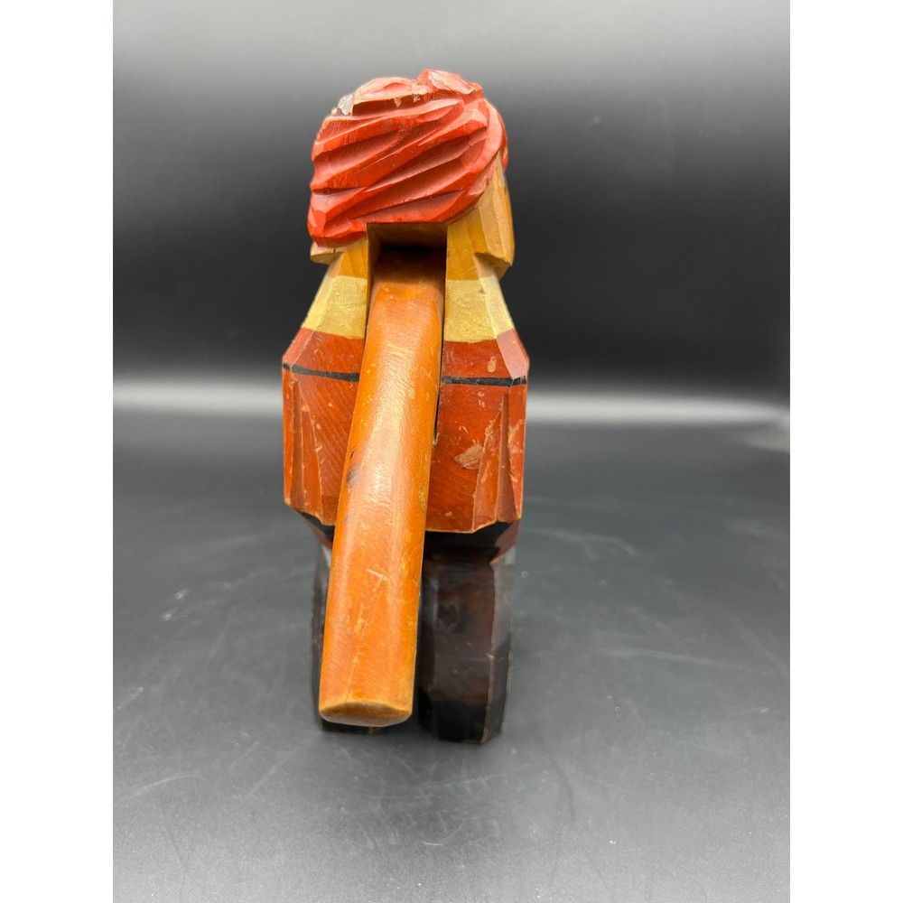 Hand Carved Austrian Nutcracker 1930's Black Forest Carving