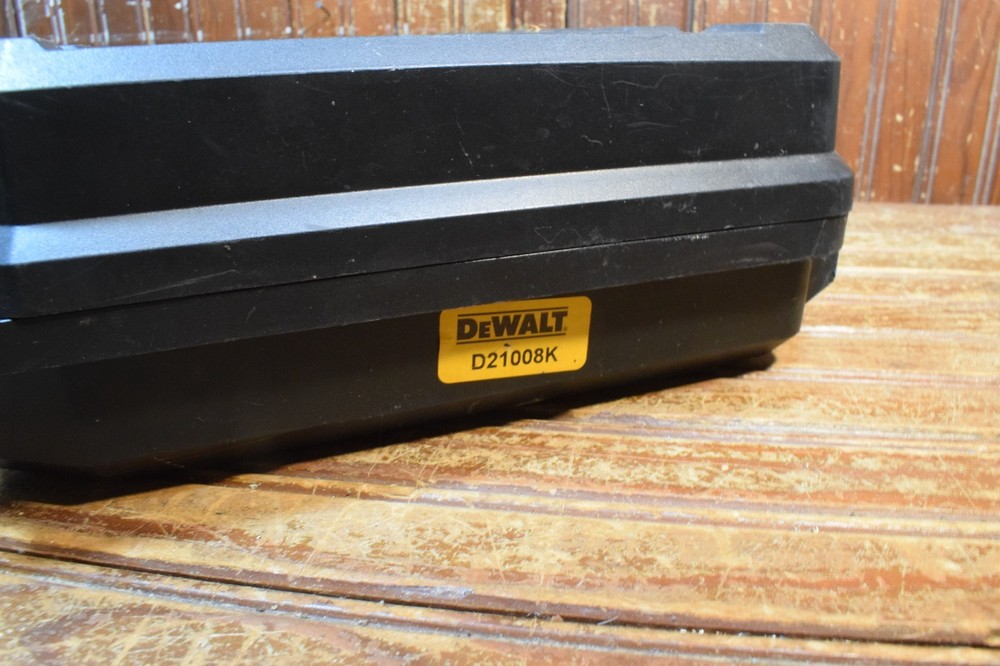 DEWALT POWER DRIVER DRILL HARD PLASTIC STORAGE CARRY CASE TOOL BOX EMPTY D21008K