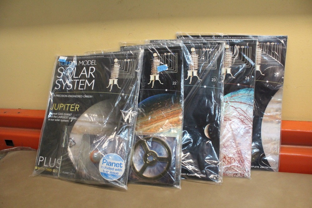 Build A Precision Mechanical Solar System by Eaglemoss Sealed Issues #21-25
