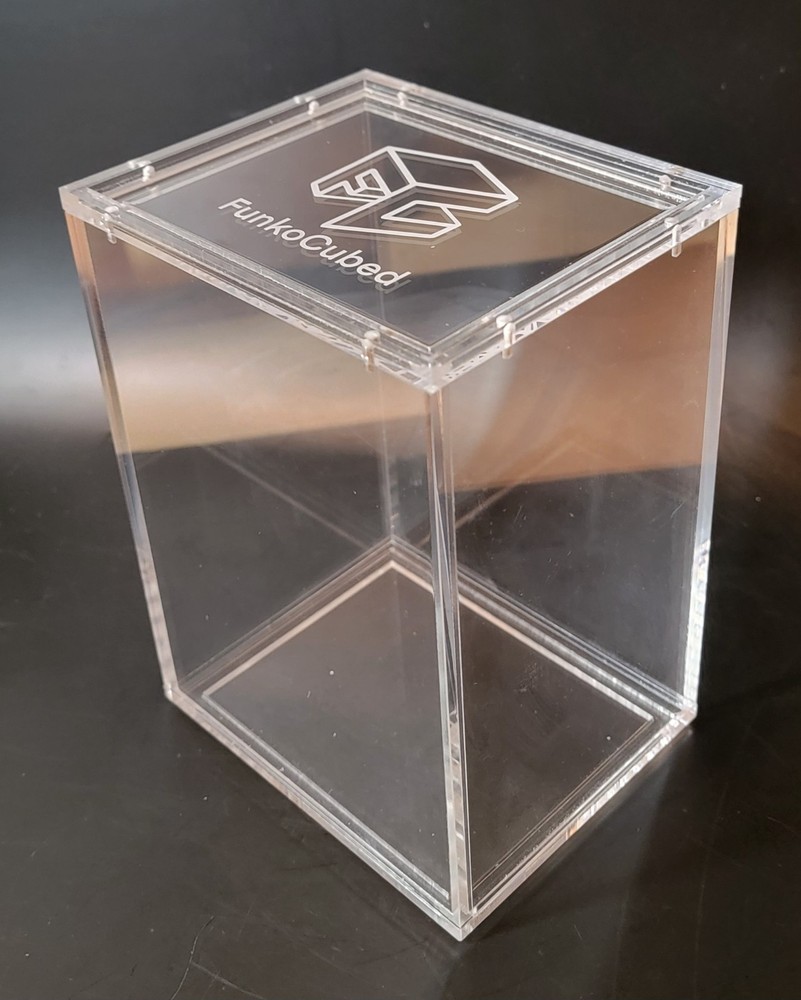 Standard 4" Funko Pop Clear Stackable Hard Case Protector  With Magnetic Top