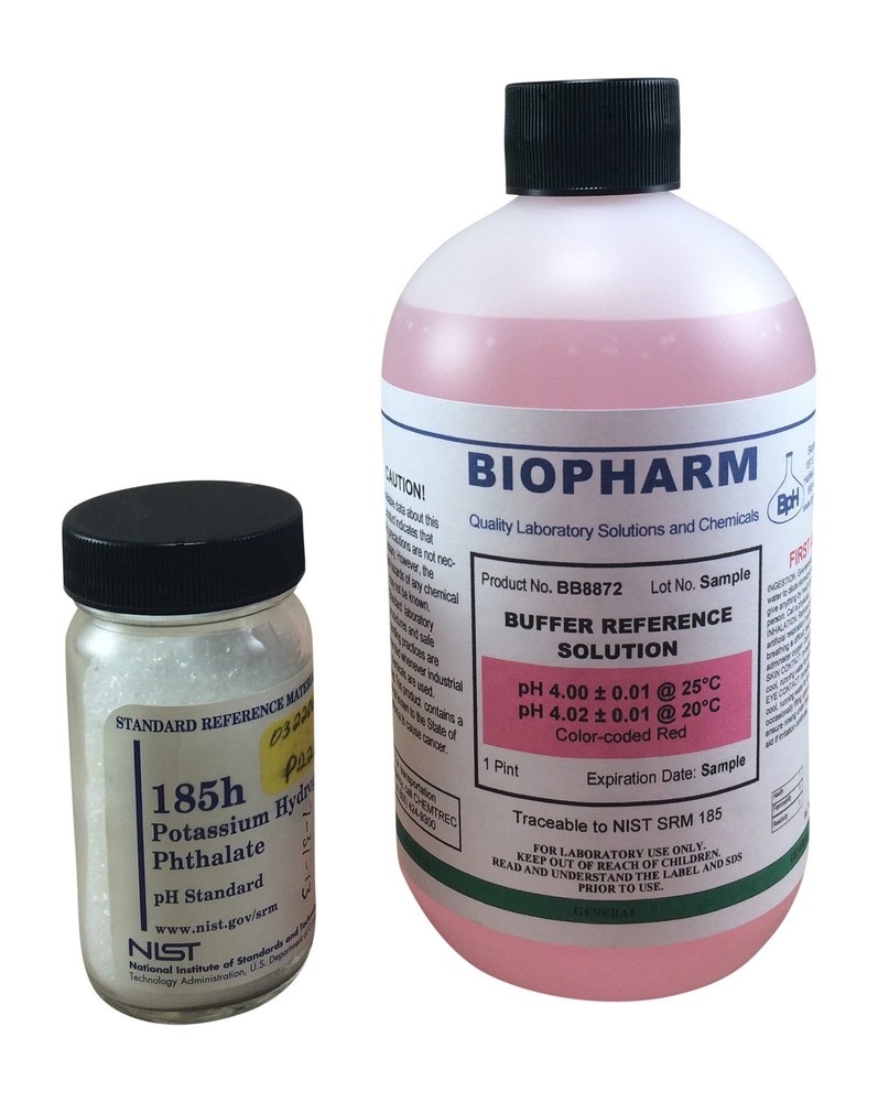 pH Buffer Calibration Solution 3-Pack: 4.00, 7.00, 10.00 Buffers —...