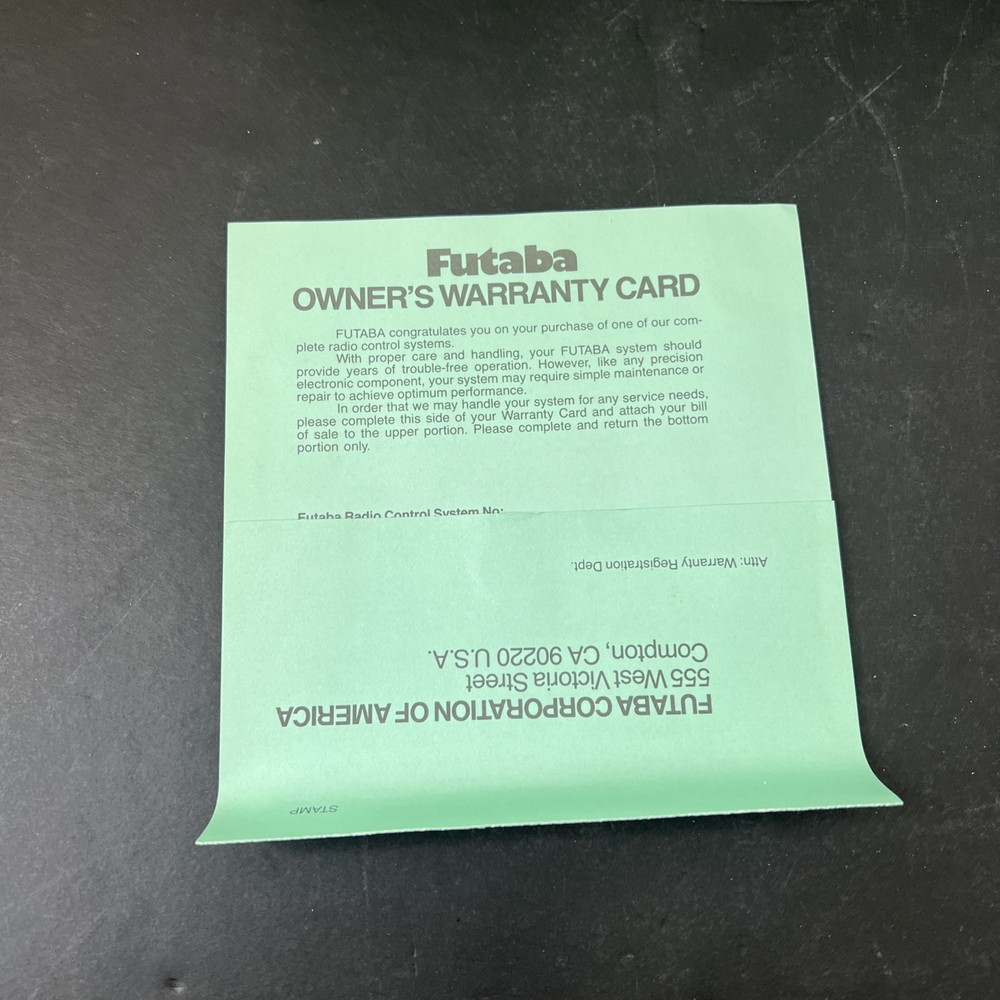 FUTABA MODEL FP-2GS DIGITAL 2 CHANNEL RADIO CONTROL Missing Servos Open Box